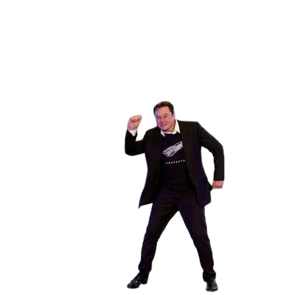 Elon Musk is Dancing PNG pngteam.com