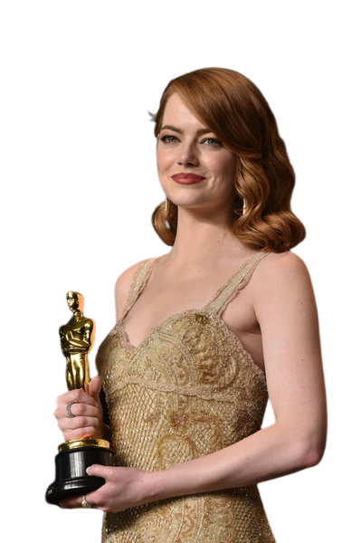 Emma Stone Oscar Dress PNG pngteam.com