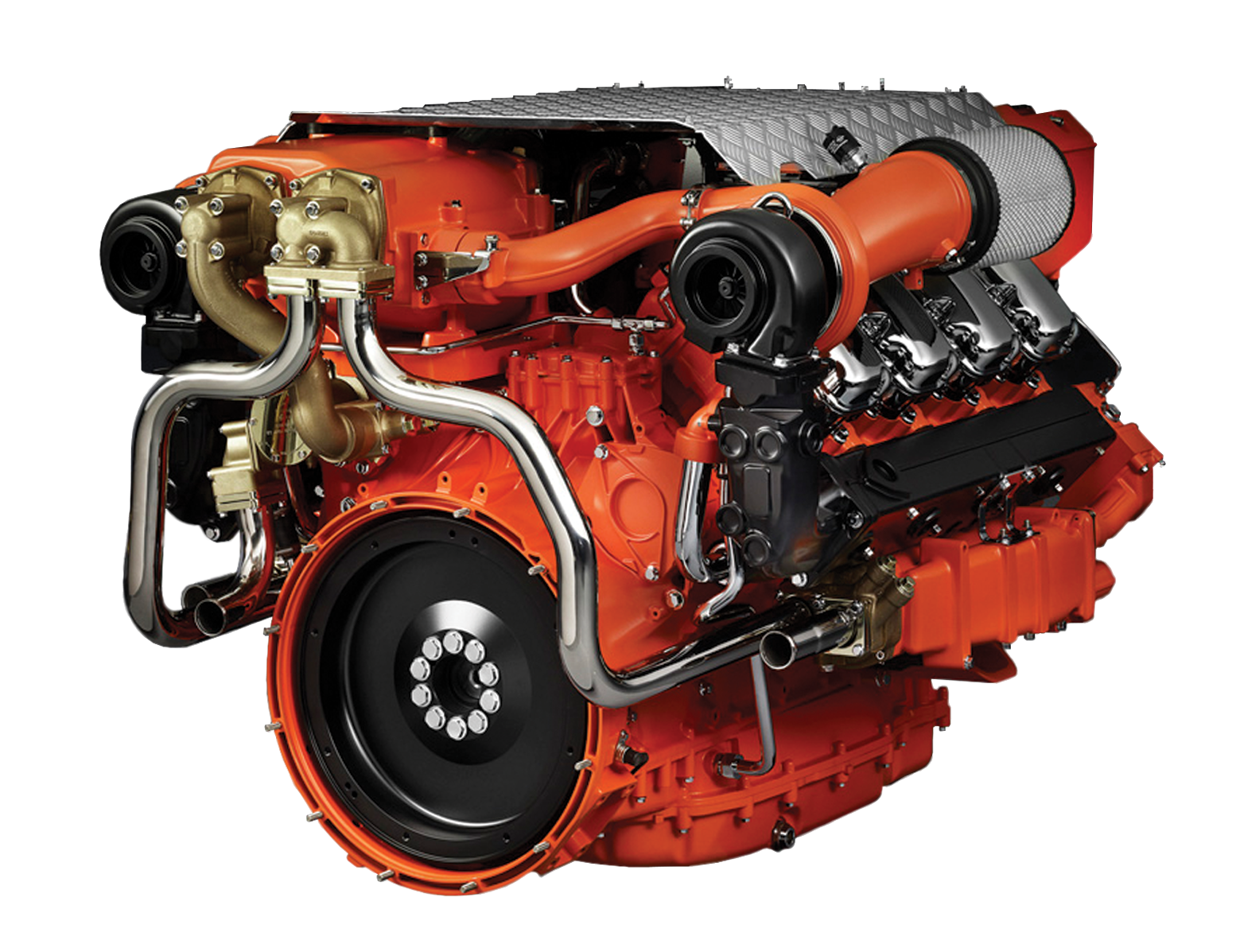 Car Orange Engine PNG Image in Transparent