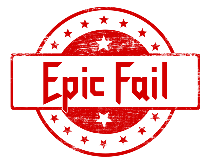 Epic Fail Stamp PNG Transparent Image