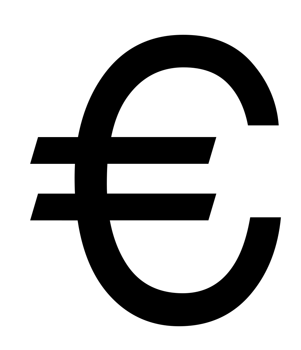 Euro Symbol PNG Image in High Definition