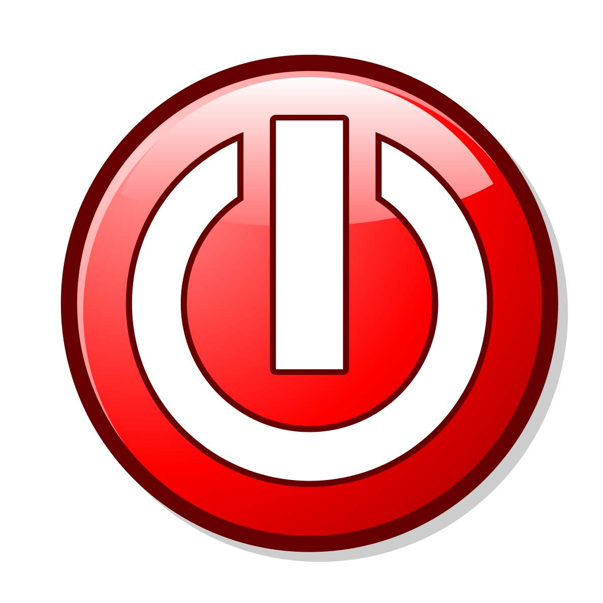 Exit Button Icon PNG HD File