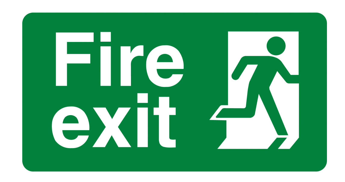 Fire Exit PNG Transparent