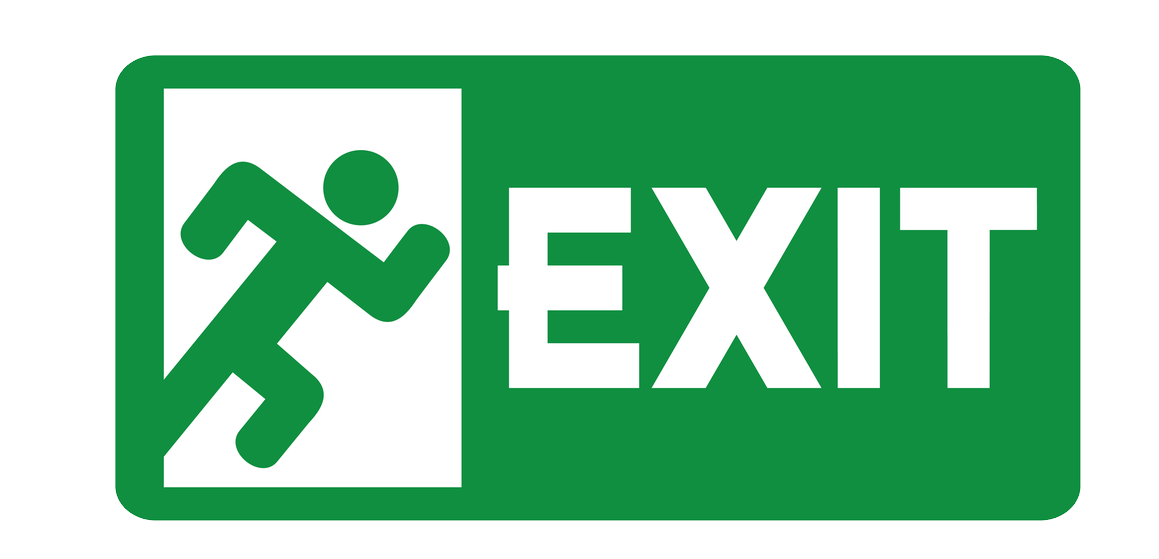 Green Exit PNG File pngteam.com