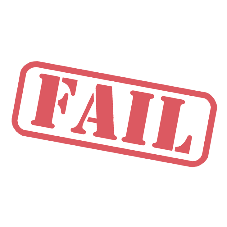 Fail Stamp PNG