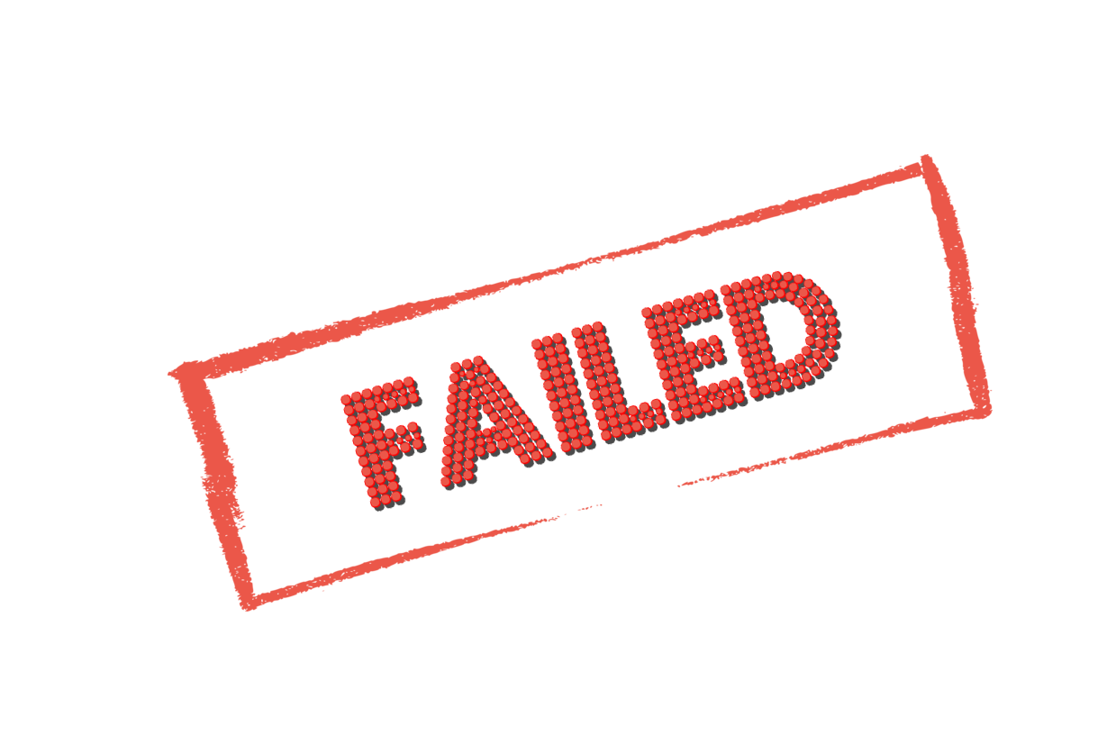 Failed Icon Stamp PNG Transparent Image