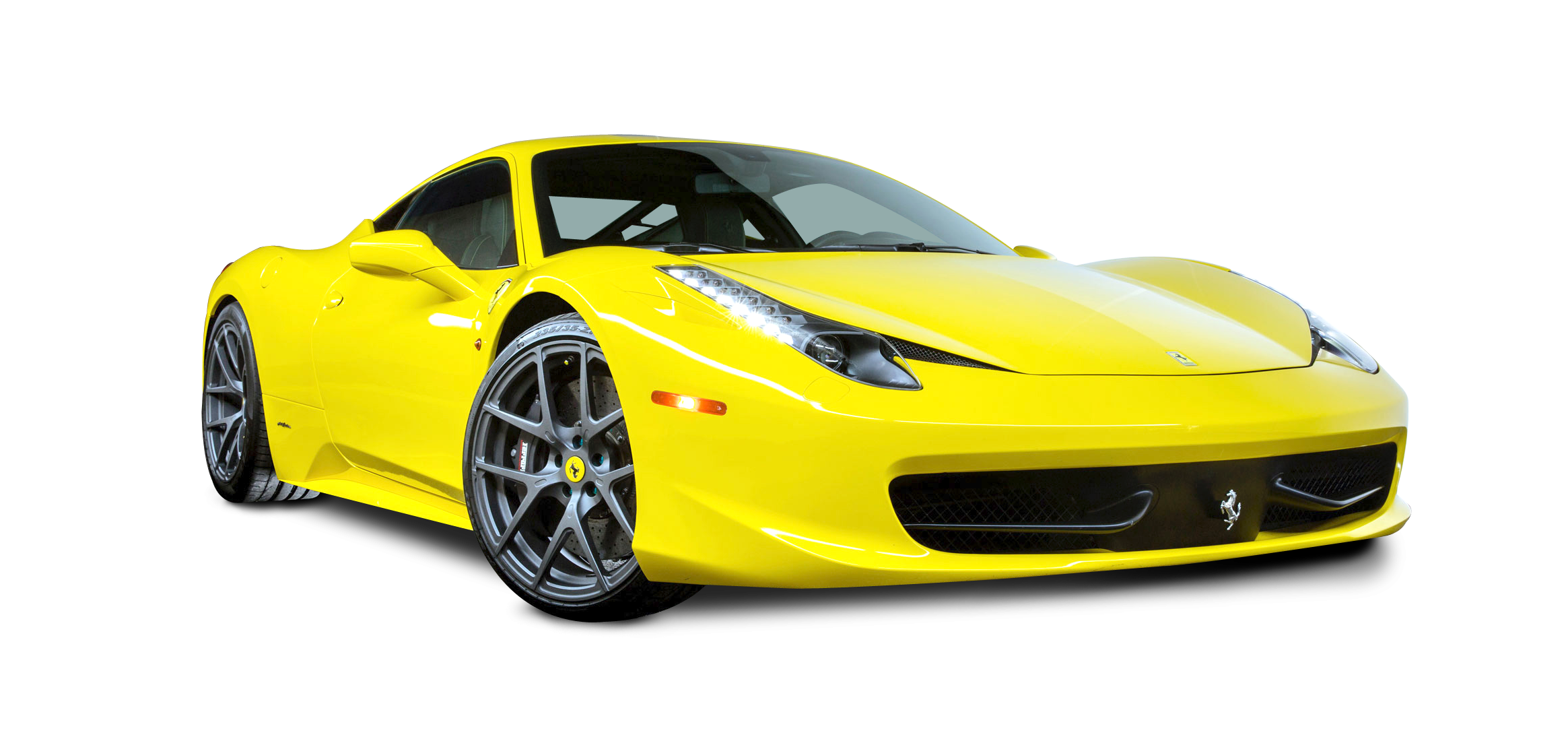 Yellow Ferrari PNG Best Image pngteam.com