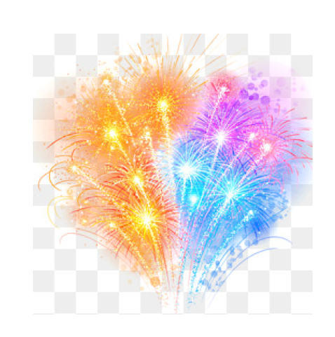 Colorful Fireworks PNG Images Transparent pngteam.com