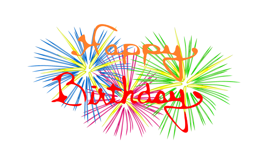 Happy Birthday Fireworks PNG Transparent pngteam.com