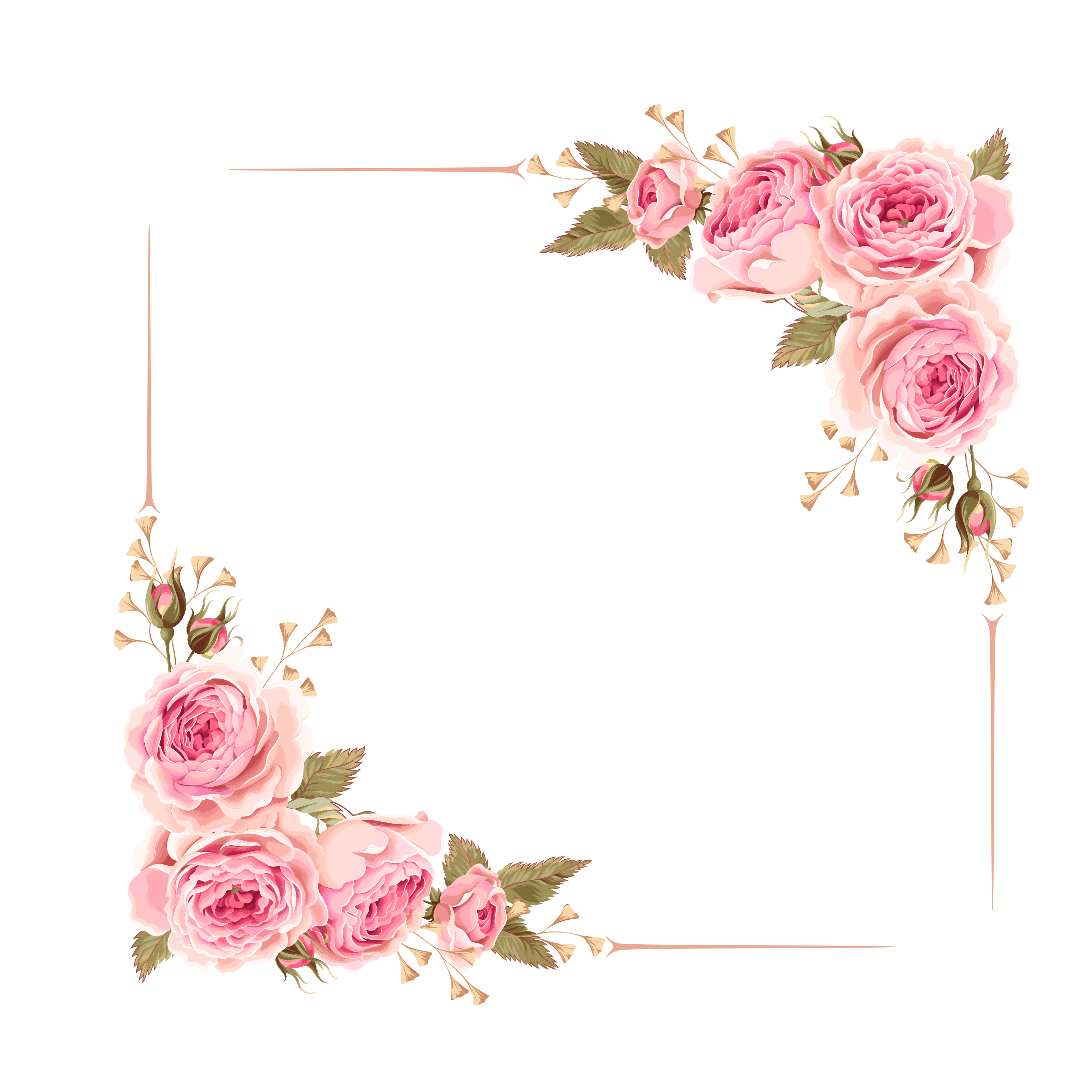 Floral Frame PNG Image in Transparent pngteam.com