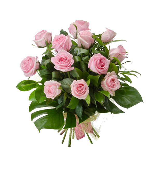 Pink Roses Flower Bouquet PNG HD Images