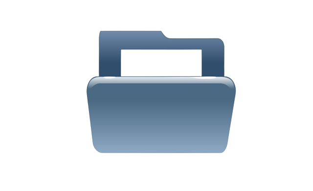 Folder Clipart Office File - Folders Png