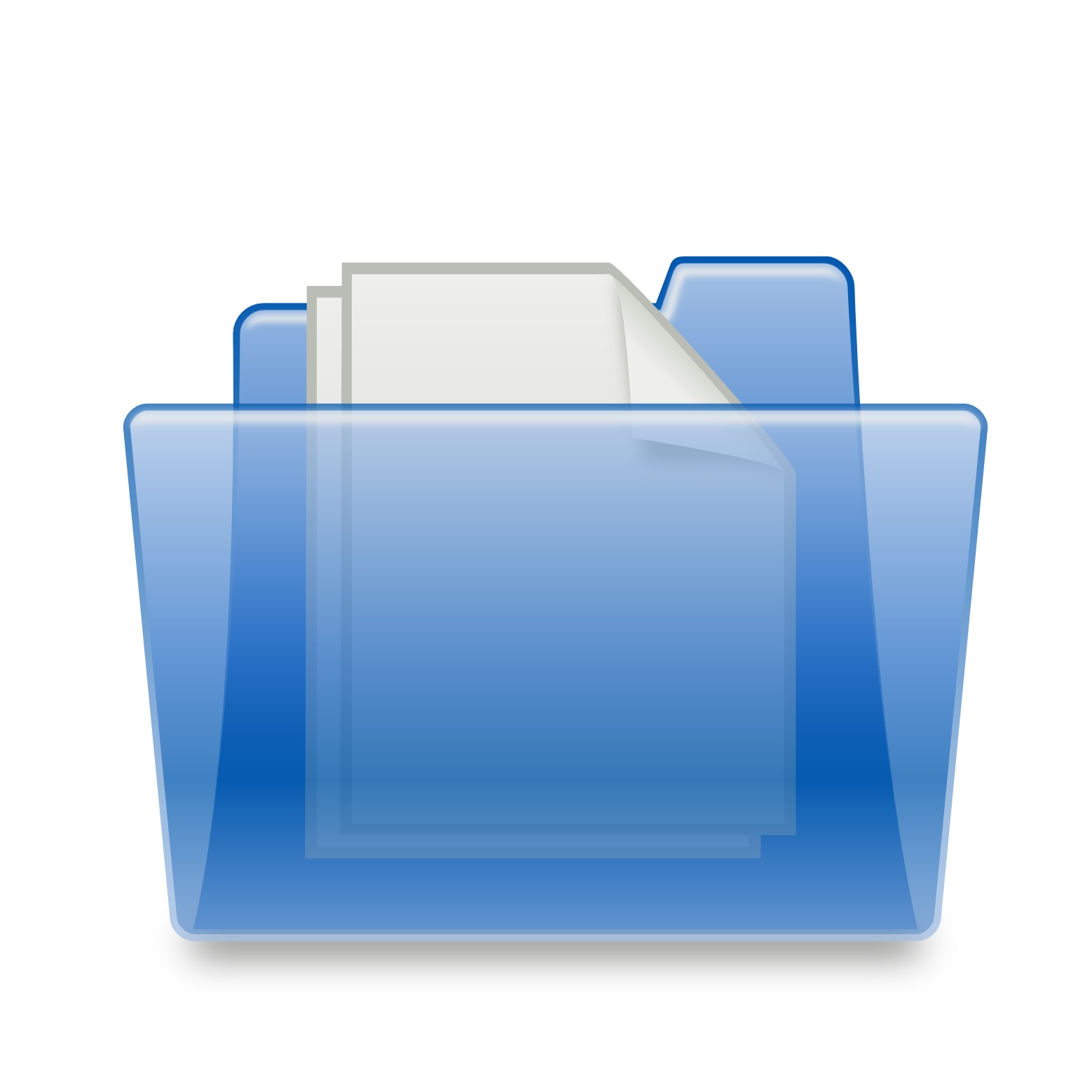 Blue Folder PNG in Transparent pngteam.com