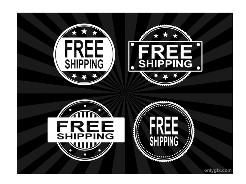 Free Shipping Icons PNG Black Background pngteam.com