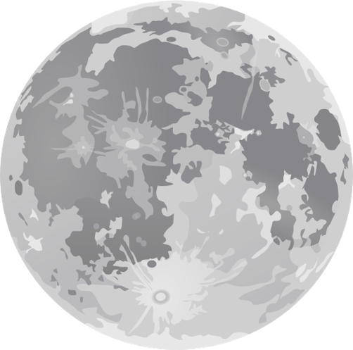 Transparent Moon PNG - Full Moon Png