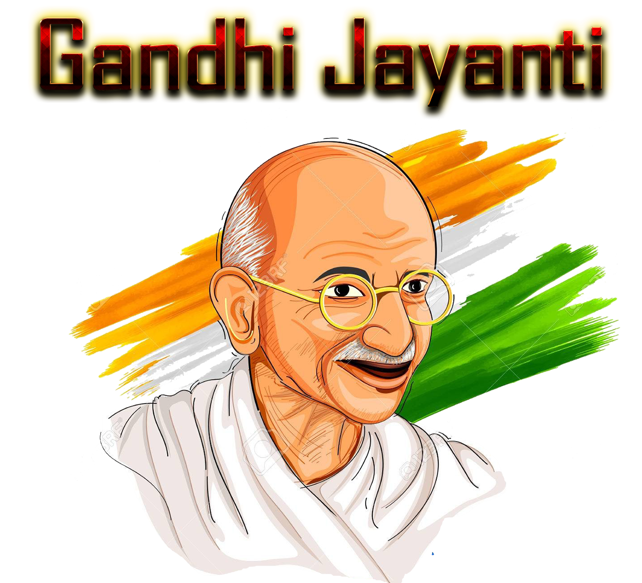 Gandhi Jayanti PNG HD pngteam.com