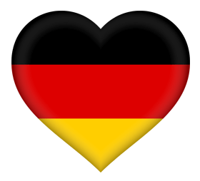 Germany Flag Heart Shape PNG HQ Image Transparent pngteam.com