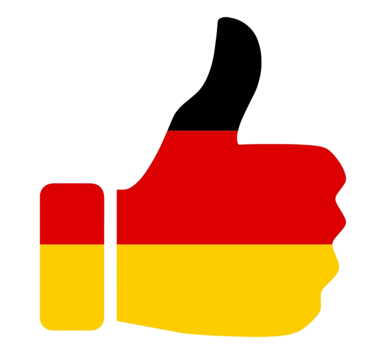 Germany Flag Thums Up PNG Transparent Image pngteam.com