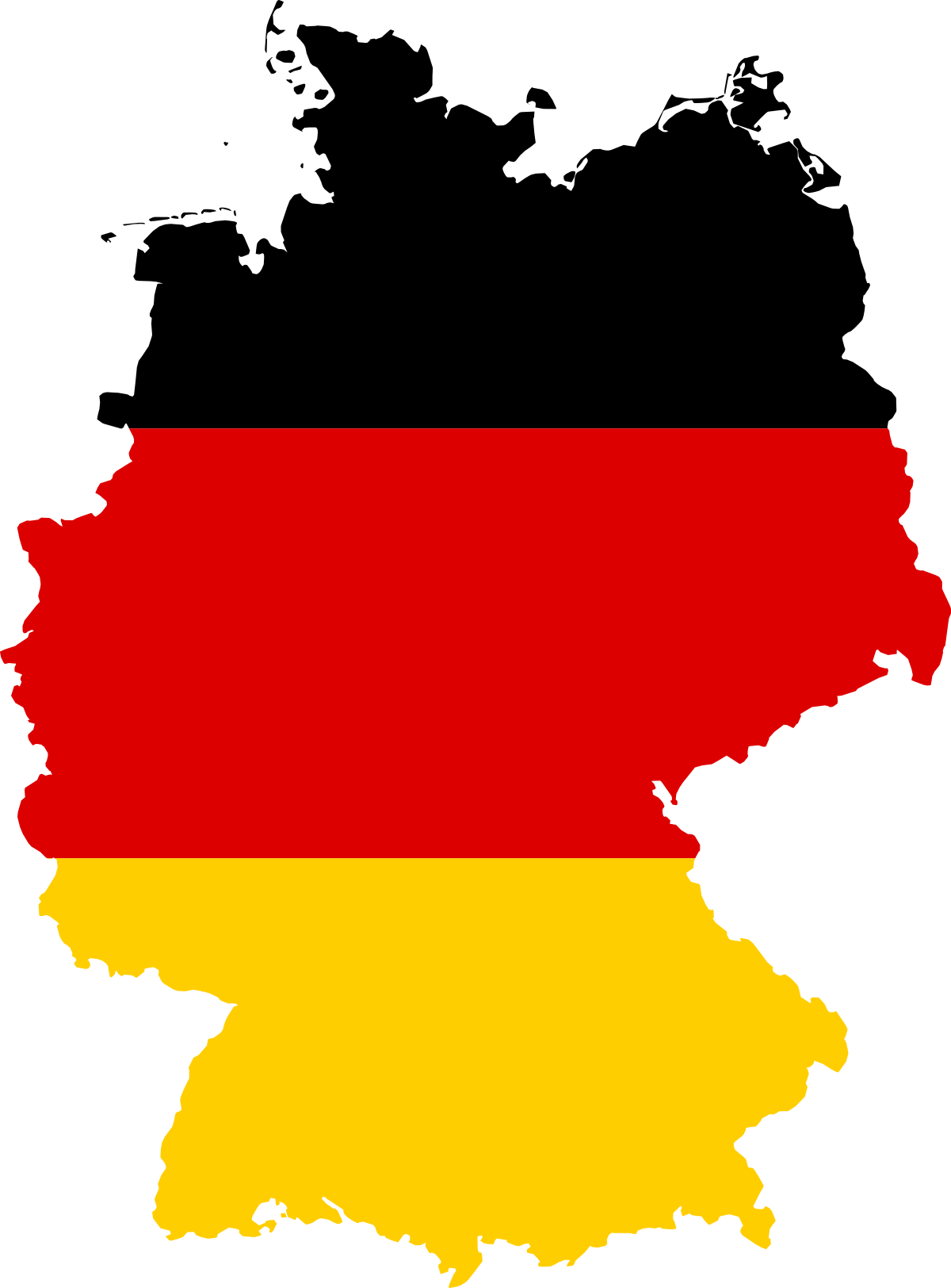 Germany Flag Map PNG Transparent Background HD - Germany Flag Png