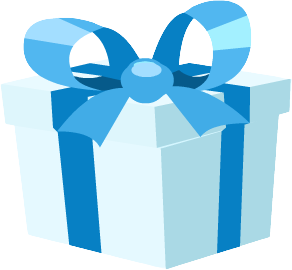 Blue gifts transparent png pngteam.com