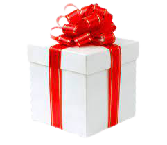 Square and red ribbon Gift PNG pngteam.com