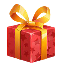 Yellow bow gift PNG pngteam.com