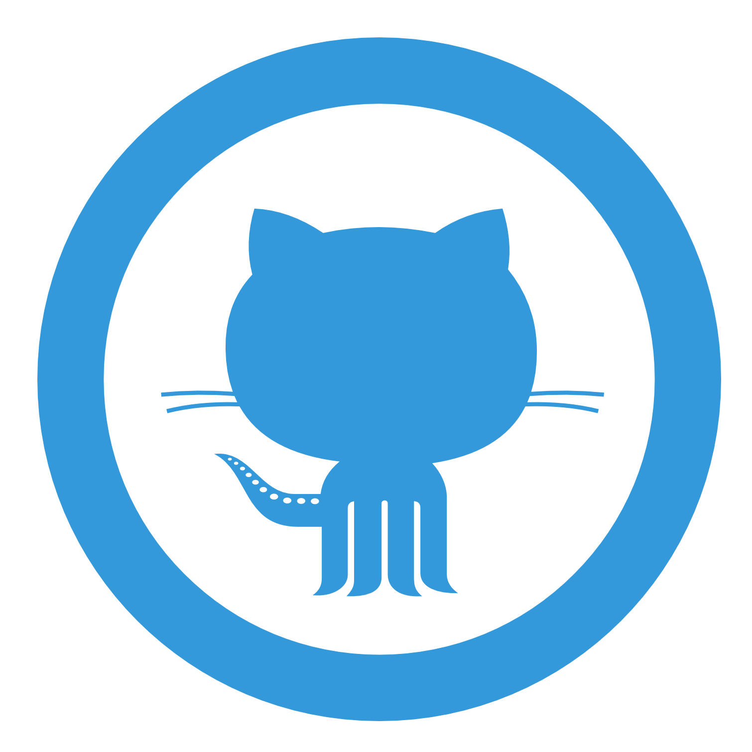 Blue Github Icon PNG High Definition Photo Image - Github Png