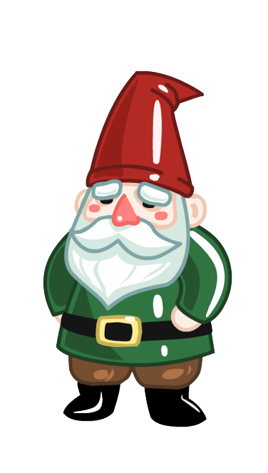 Lawn Gnome Clipart PNG White Background pngteam.com