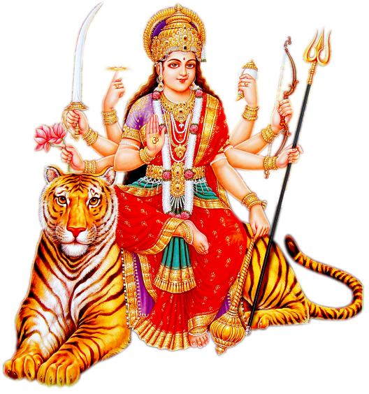 Goddess Durga Maa PNG Transparent