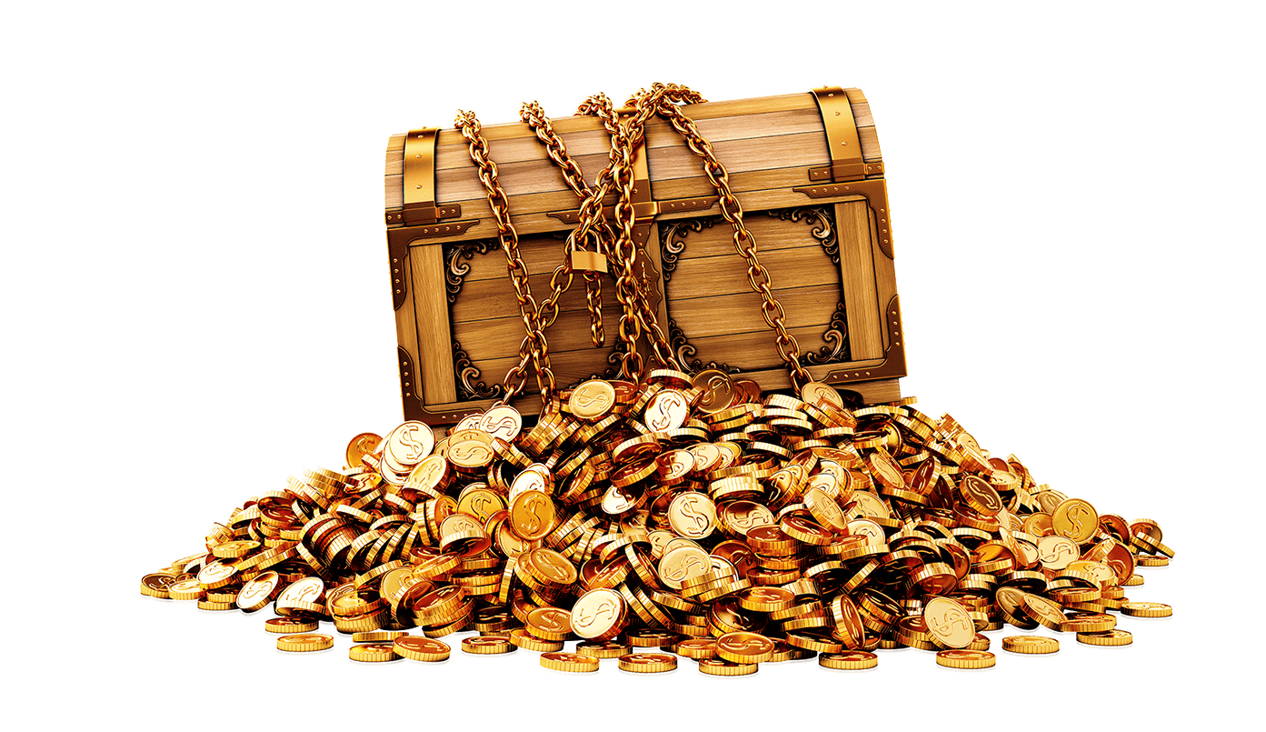 Gold Treasure PNG  Transparent Image HD pngteam.com