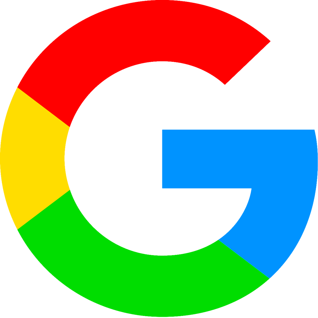 Google Logo Equalized Colors PNG Transparent