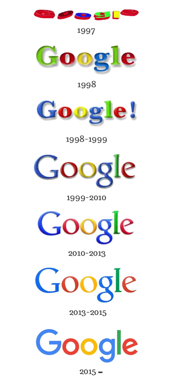 Google Logo History with Years PNG Transparent Background pngteam.com