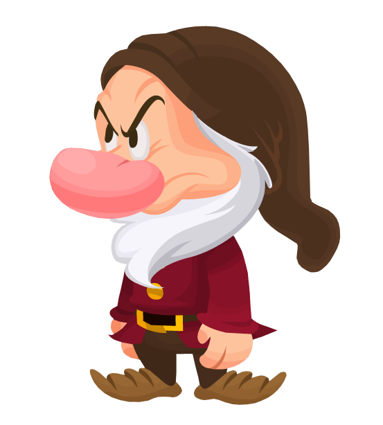 Grumpy Snow White Dwarf PNG HD Image pngteam.com
