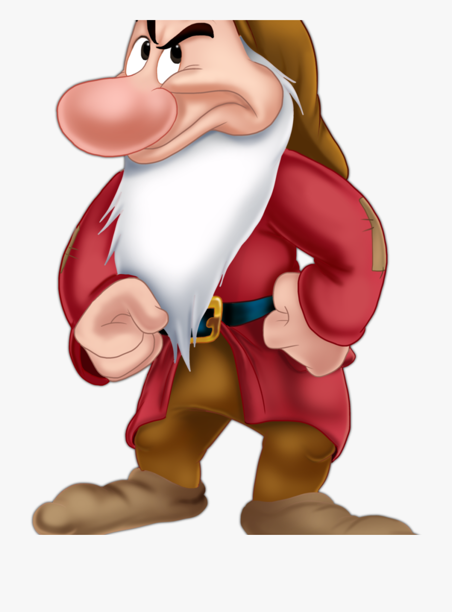 Grumpy Snow White Dwarf PNG HQ Image pngteam.com