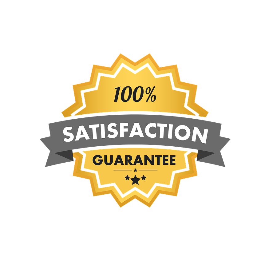 100 percent Satisfaction Guarantee PNG Images pngteam.com