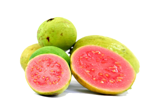 Red Inside of Guavas PNG HQ Image Transparent - Guava Png