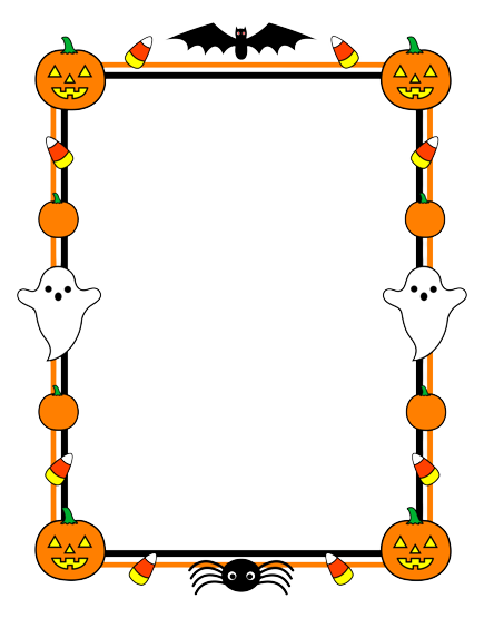 Halloween Border HQ PNG pngteam.com