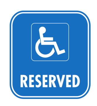 Handicapped Reserved Parking Sign PNG HD Images - Handicapped Reserved Parking Sign Png