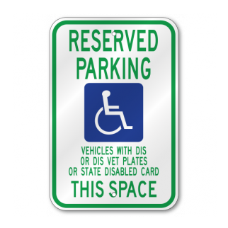 Handicapped Reserved Parking Sign PNG Images pngteam.com