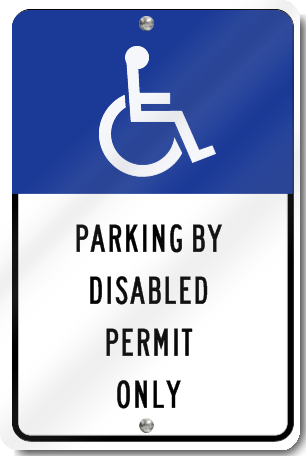 Handicapped Reserved Parking Sign PNG HD Image - Handicapped Reserved Parking Sign Png
