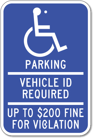 Handicapped Reserved Parking Sign PNG HD - Handicapped Reserved Parking Sign Png
