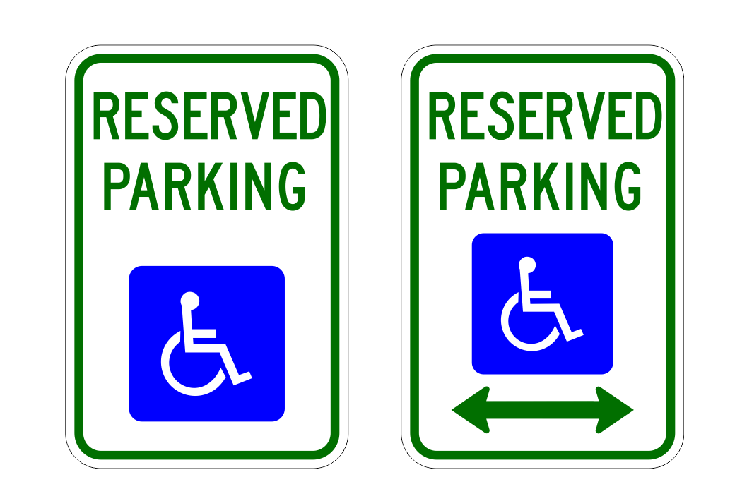 Handicapped Reserved Parking Sign PNG Images - Handicapped Reserved Parking Sign Png