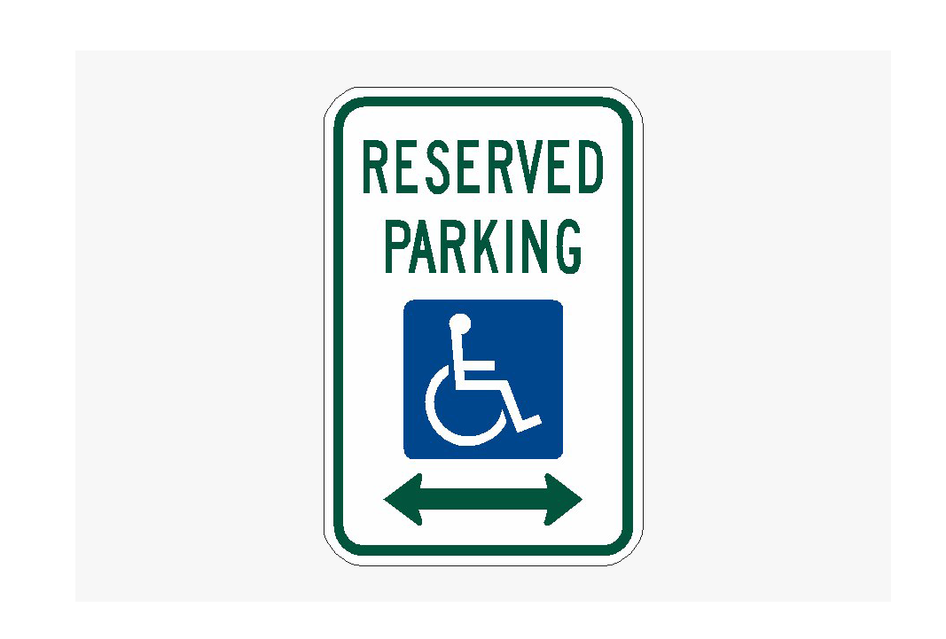 Handicapped Reserved Parking Sign PNG HD File - Handicapped Reserved Parking Sign Png