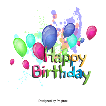 Happy Birthday Balloons PNG HD File pngteam.com