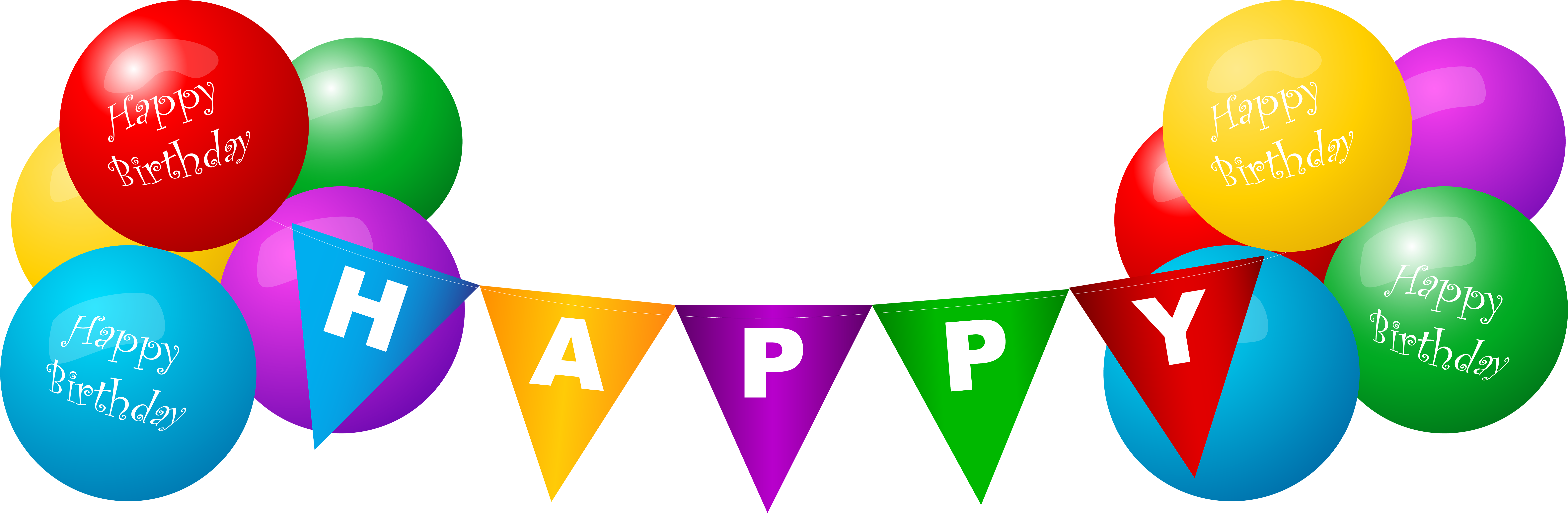Happy Birthday Balloons PNG Image in Transparent pngteam.com