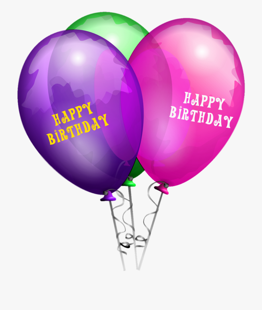 Happy Birthday Balloons PNG