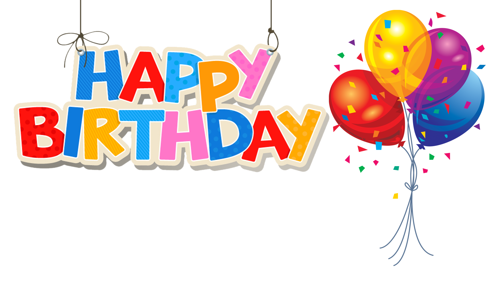 Happy Birthday PNG Photo pngteam.com