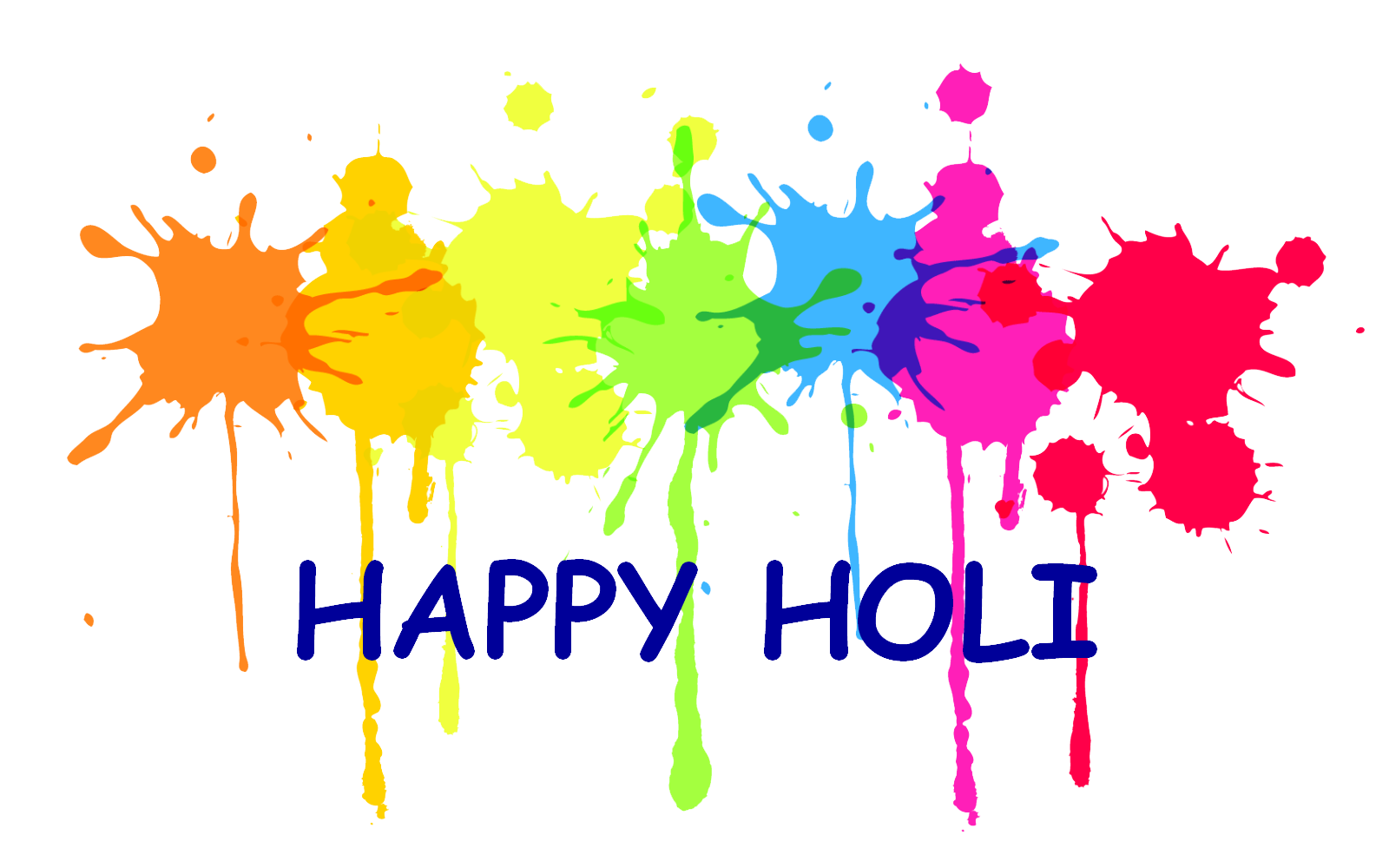 Happy Holi Text PNG Best Image pngteam.com