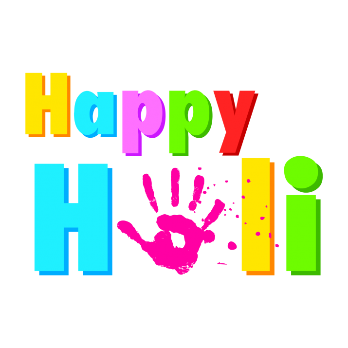 Happy Holi Text PNG Transparent pngteam.com