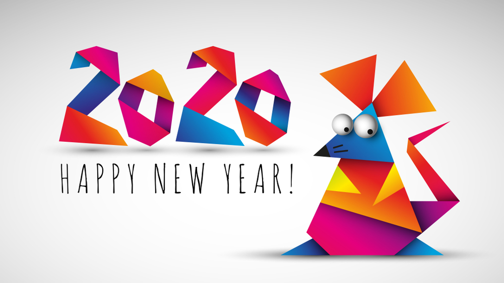 Happy New Year 2020 PNG Photo